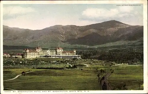 Ak Bretton Woods New Hampshire USA, Mount Washington Hotel, Mount Washington, White Mountains
