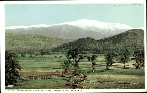 Ak New Hampshire USA, Mount Washington von Intervale, White Mountains