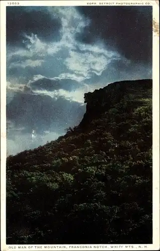 Ak Franconia Notch New Hampshire USA, Old Man of the Mountain, White Mountains