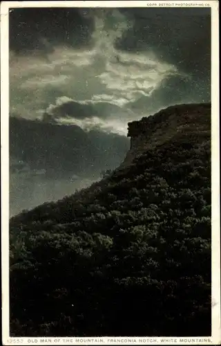Ak Franconia Notch New Hampshire USA, Old Man of the Mountain, White Mountains