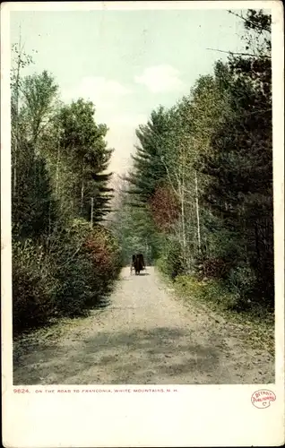 Ak Franconia Notch New Hampshire USA, White Mountains, Unterwegs