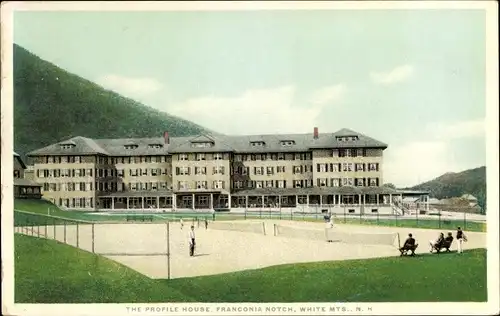 Ak Franconia Notch New Hampshire USA, Profilhaus, White Mountains