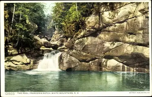Ak Franconia Notch New Hampshire USA, The Pool, White Mountains