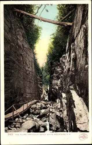 Ak Franconia Notch New Hampshire USA, White Mountains, Flume