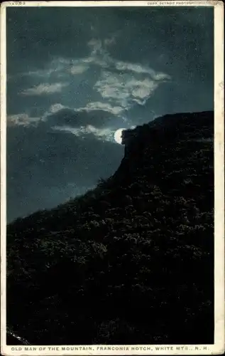 Ak Franconia Notch New Hampshire USA, Old Man of the Mountain
