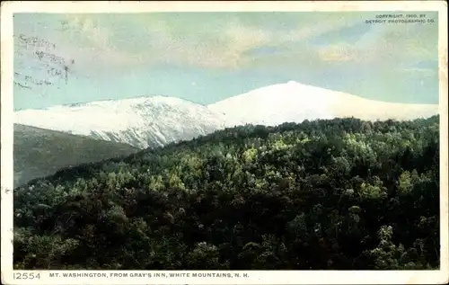 Ak New Hampshire USA, Mount Washington, von Gray's Inn, White Mountains
