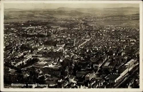 Ak Göppingen in Württemberg, Fliegeraufnahme