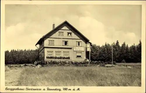 Ak Floh Seligenthal in Thüringen, Berghotel Ebertswiese, Berggasthaus