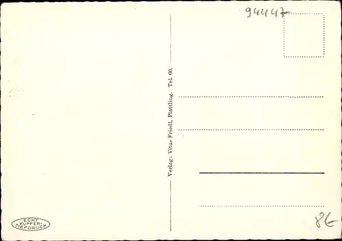 Ak Plattling in Niederbayern, Ludwigsplatz