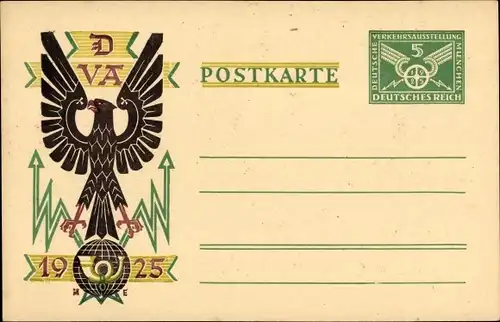 Ganzsachen Ak München Bayern, VDA Verkehrsausstellung 1925, Nr. 28437