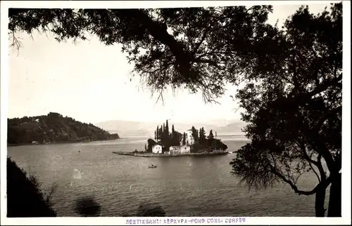 Foto Ak Pondikonisi Pontikoniso Korfu Griechenland, Panorama