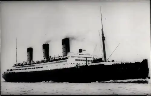 Foto Dampfer Berengaria, Cunard Line