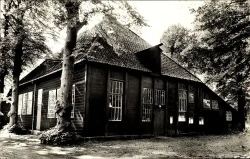 Ak Bergen Nordholland Niederlande, Volkshochschule 't Oude Hof, Schwarze Scheune