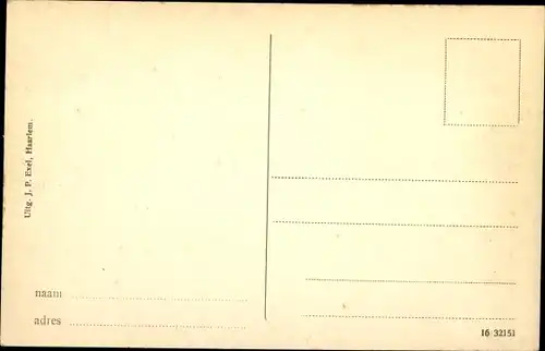 Ak Bloemendaal Nordholland Niederlande, Panorama, Kopje