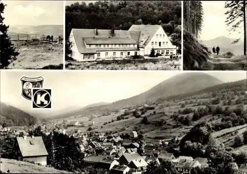 Ak Oberschönau Steinbach Hallenberg Thüringer Wald, Hohe Möst, Erholungsheim KG Stadt Leipzig