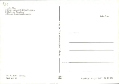 Ak Oberschönau Steinbach Hallenberg Thüringer Wald, Hohe Möst, Erholungsheim KG Stadt Leipzig