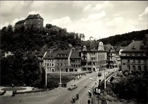 Ak Greiz im Vogtland, Elsterbrücke