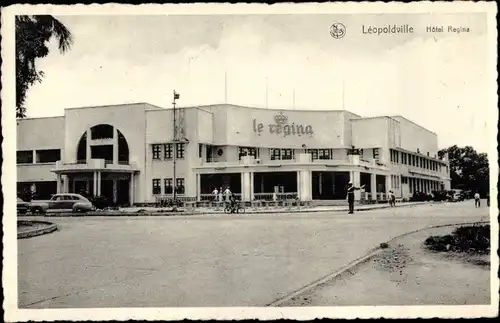 Ak Kinshasa Léopoldville DR Kongo Zaire, Hotel Regina
