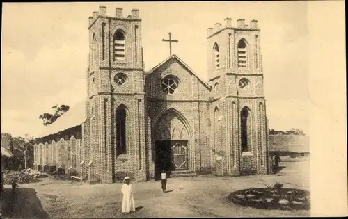 Ak Lokandu DR Kongo Zaire, Kirche der Mission