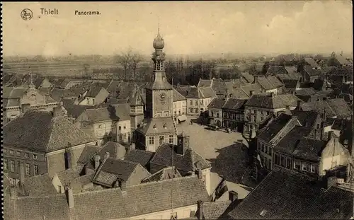 Ak Thielt Tielt Westflandern, Panorama