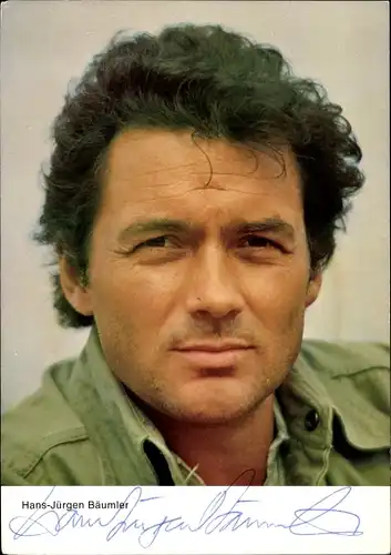 Ak Schauspieler und Eiskunstläufer Hans-Jürgen Bäumler, Portrait