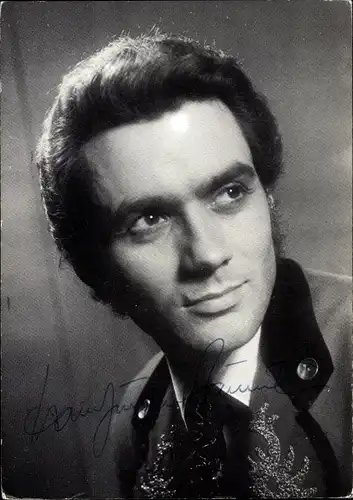 Foto Schauspieler und Eiskunstläufer Hans-Jürgen Bäumler, Portrait, Operette, München 1970