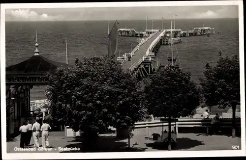 Ak Ostseebad Göhren auf Rügen, Seebrücke