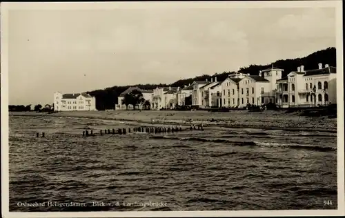 Ak Seebad Heiligendamm Bad Doberan, Blick von der Landungsbrücke