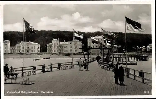 Ak Seebad Heiligendamm Bad Doberan, Seebrücke