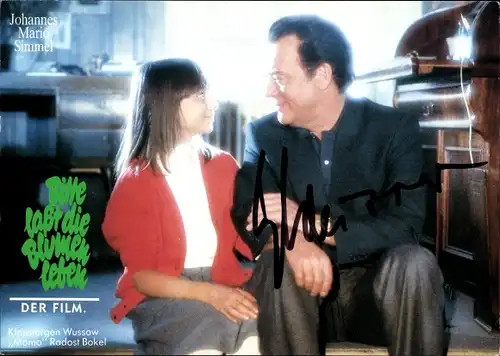Ak Schauspieler Klausjürgen Wussow, Schauspielerin Radost Bokel, Momo, Autogramm