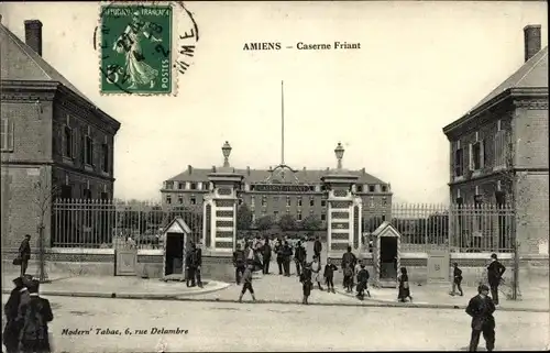 Ak Amiens Somme, Friant-Kaserne