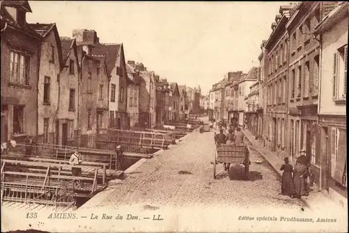 Ak Amiens Somme, La Rue du Don