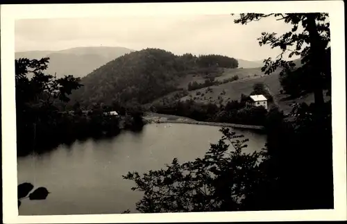 Ak Elsass Haut Rhin, Lac du Lachtelweiher