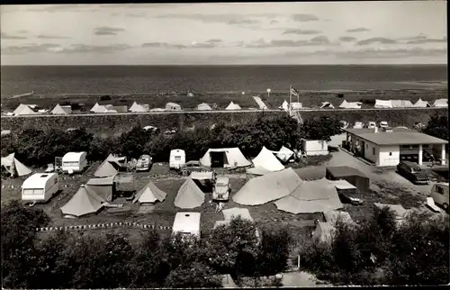 Ak Duhnen Cuxhaven, Zeltplatz am Strand