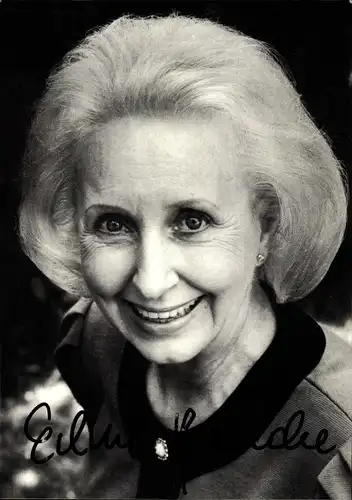 Ak Schauspielerin Edith Hancke, Portrait, Autogramm