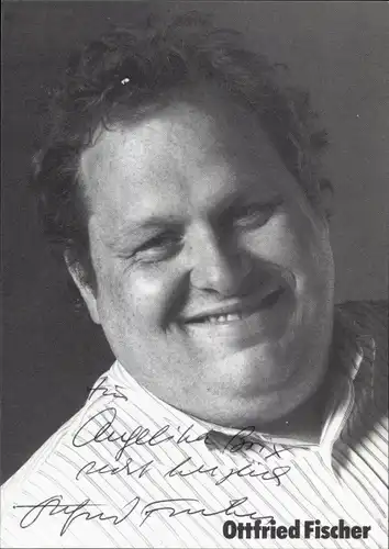 Ak Schauspieler Ottfried Fischer, Portrait, Autogramm
