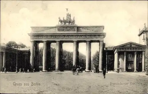 Ak Berlin Mitte, Brandenburger Tor