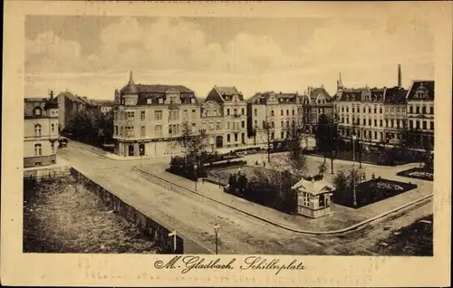 Ak Mönchengladbach am Niederrhein, Schillerplatz