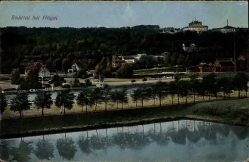 Ak Bredeney Essen im Ruhrgebiet, Ruhrtal bei Hügel