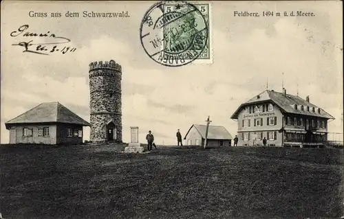 Ak Feldberg im Schwarzwald, Gasthaus zum Feldbergturm