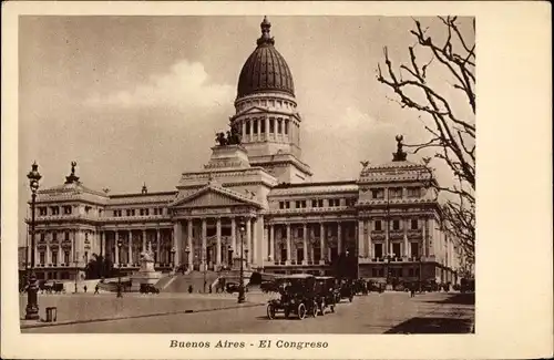 Ak Buenos Aires Argentinien, El Congreso