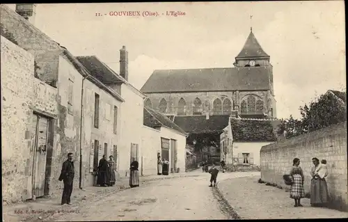 Ak Gouvieux-Oise, Kirche