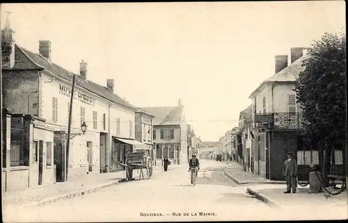 Ak Gouvieux-Oise, Rue de la Mairie