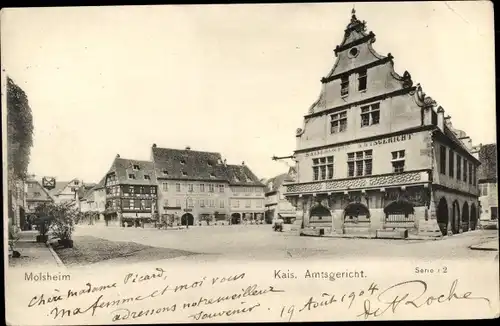 Ak Molsheim Elsass Bas Rhin, Amtsgericht