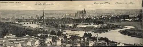 Klapp Ak Metz Mosel Lothringen, Panorama