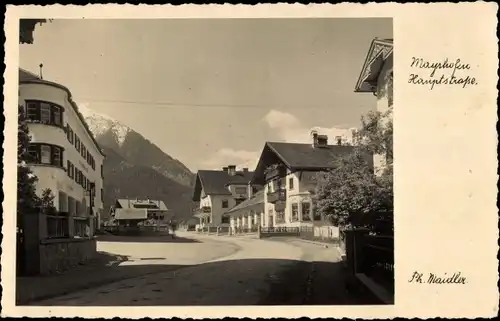 Ak Mayrhofen im Zillertal Tirol, Hauptstraße