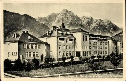 Ak Lienz in Tirol, Bezirkskrankenhaus, Spitzkofel