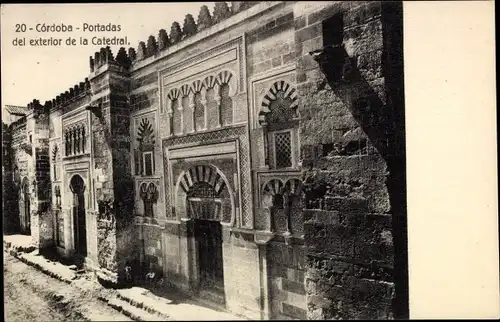 Ak Córdoba Andalusien Spanien, Mezquita, Kathedrale, Portale