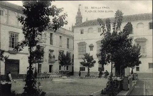 Ak Sevilla Andalusien, Plaza de Dona Elvira
