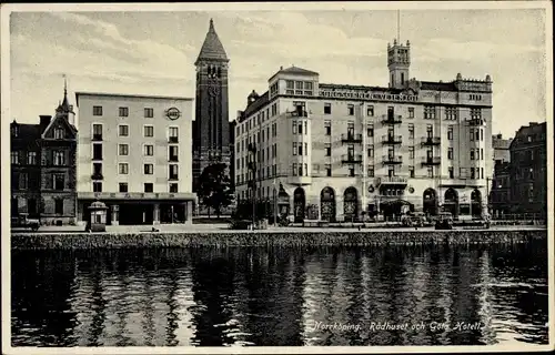 Ak Norrköping Schweden, Rathaus